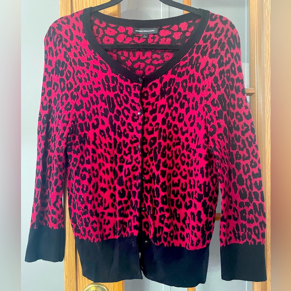 Express cardigan vintage